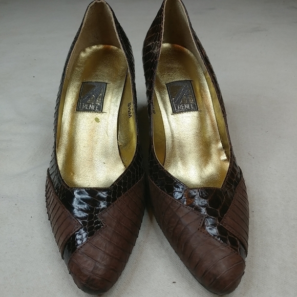 J.Renee High Heeled Shoes Brown Dress Size 5 1/2M - Picture 6 of 7